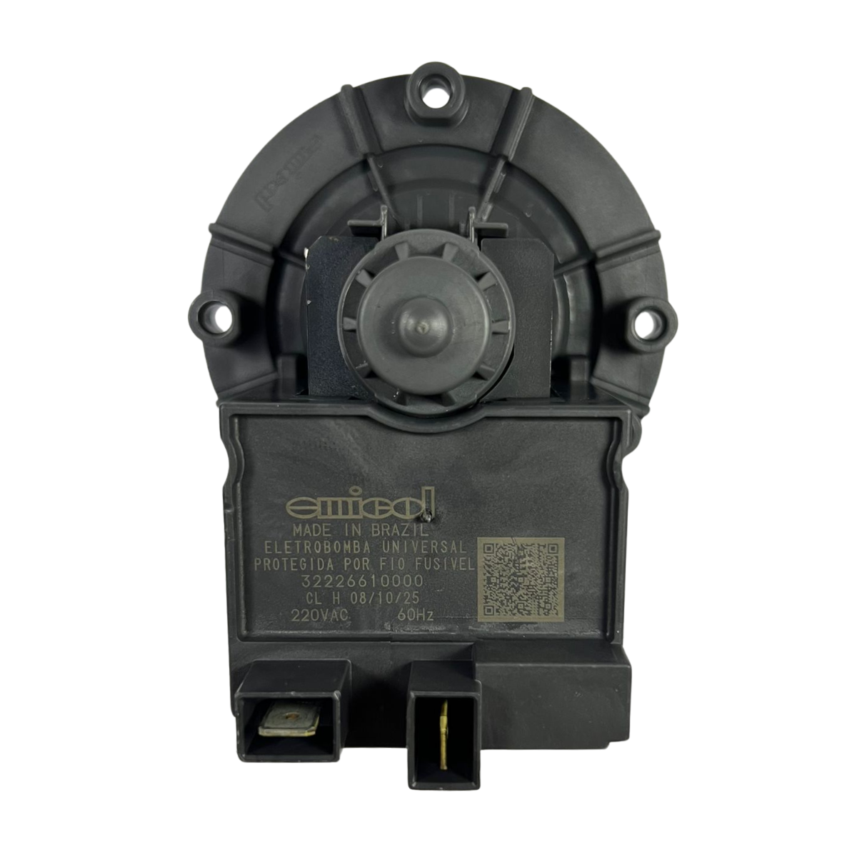 Eletrobomba de Maquina de Lavar Electrolux, Consul e Brastemp Universal 220v com Proteção de Fusível