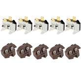 Kit 5 Rele Ptc + 5 Protetor Termico Universal Geladeira 110v