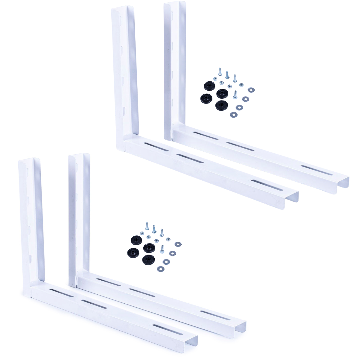 Kit 2 Suporte Para Ar Condicionado Split De 7000-12000 Btus 400mm