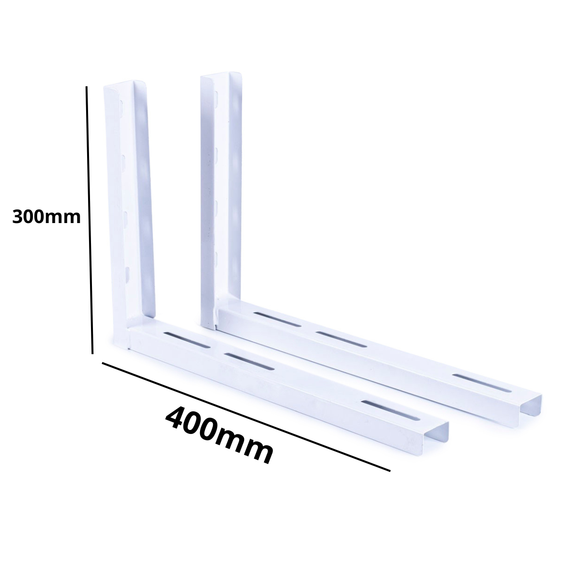 Caixa Atacado 10 Pares Suporte Ar Condicionado 400mm 7.000 a 12.000 btus