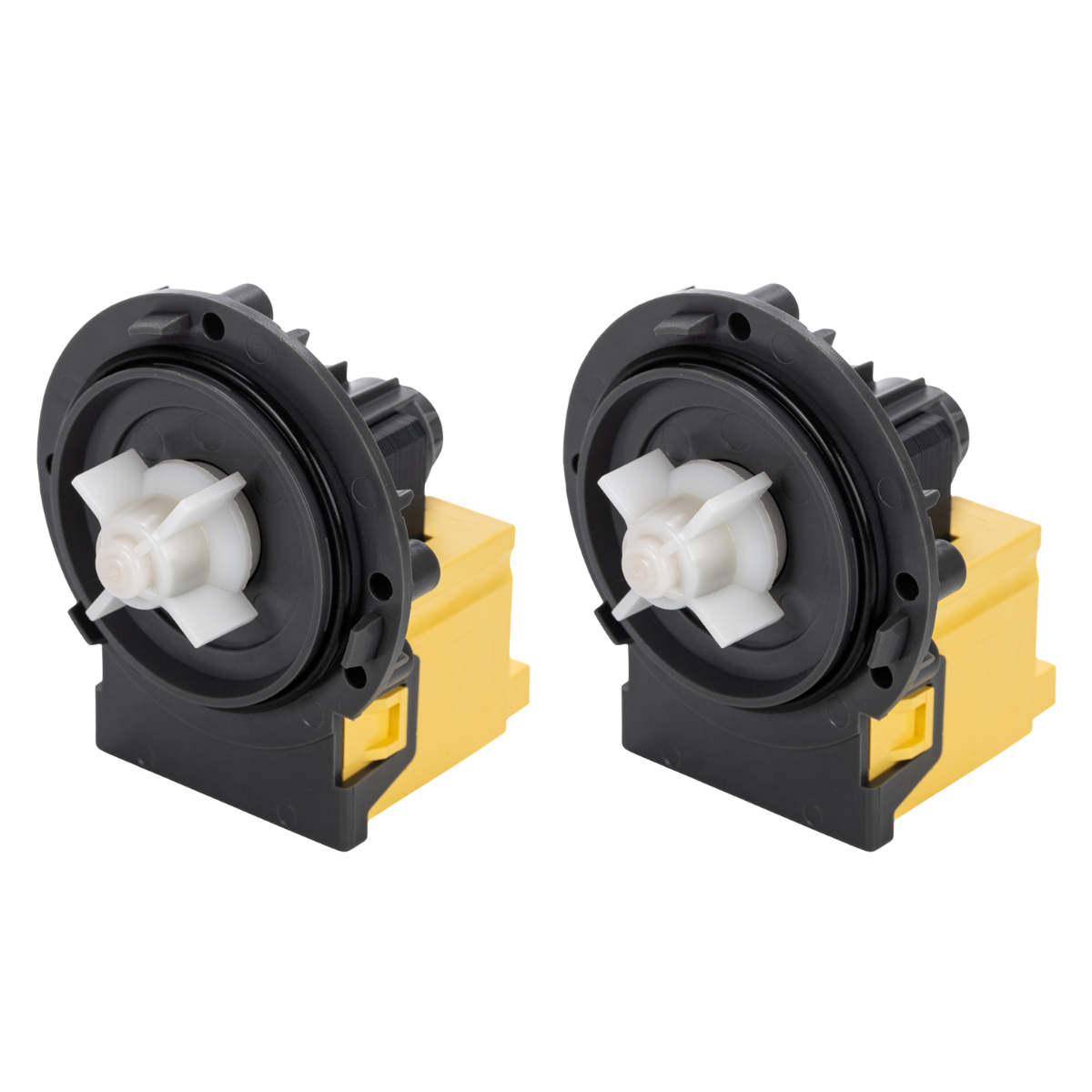 Kit 2 Eletrobomba de Maquina de Lavar Electrolux, Consul e Brastemp Universal 127v com Proteção de Fusível