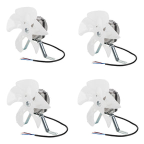 Kit 4 Micro Motor Ventilador 1/40 Bivolt AgeTherm Exaustor Hélice Plástico para Freezer, Balcão