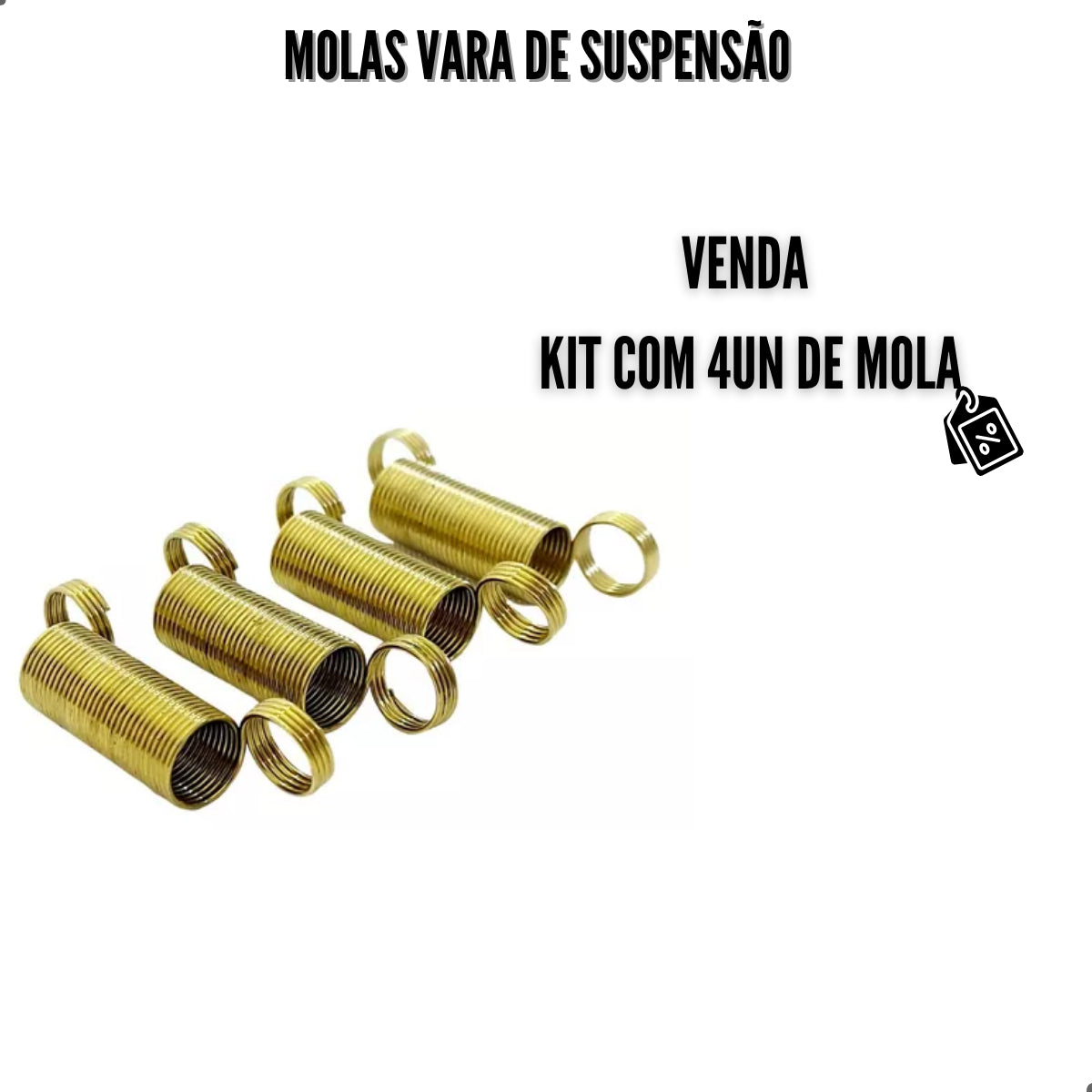 Kit 50 Molas Vara De Suspensão Lavadora Electrolux 6 A 15kg