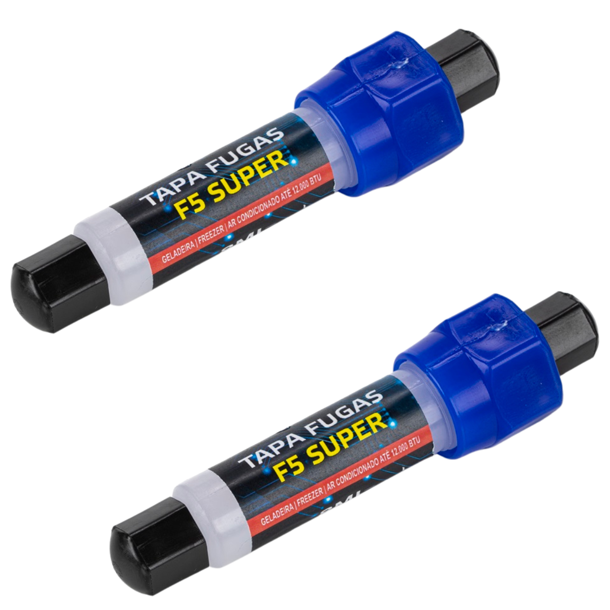 Kit 2 Tapa Fugas F5 sem Mangueira - Seringa 8ml