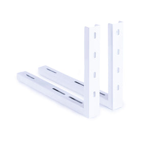 Kit 2 Suporte Para Ar Condicionado Split De 7000-12000 Btus 450mm Condensadora Retangular e Barril
