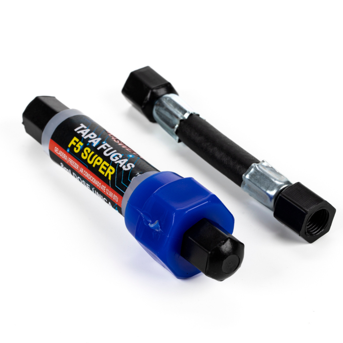 Kit 5 Tapa Fugas F5 Super Seringa 8ml + 1 Mangueira Aplicadora de Brinde